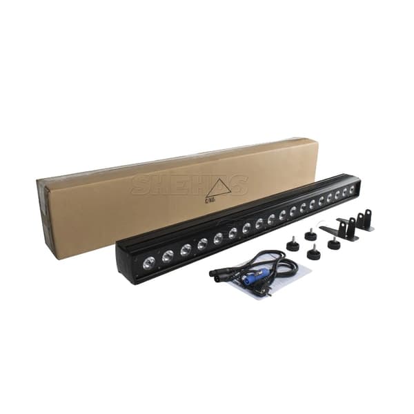 LED Væg Vask Lys, RGBW+UV Farveblanding, DMX512 Kontrol, 18x18W 6IN1, EU-stik