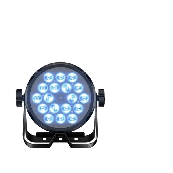 LED Par Lys, RGBWAUV Farveblanding, IP65 Vandtæt, Dobbelt DMX Tilstande,EU stik, RGBWAUV Par
