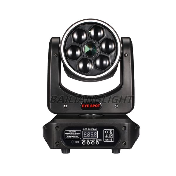 Bevægelseslys, 150W effekt, 19 DMX kanaler