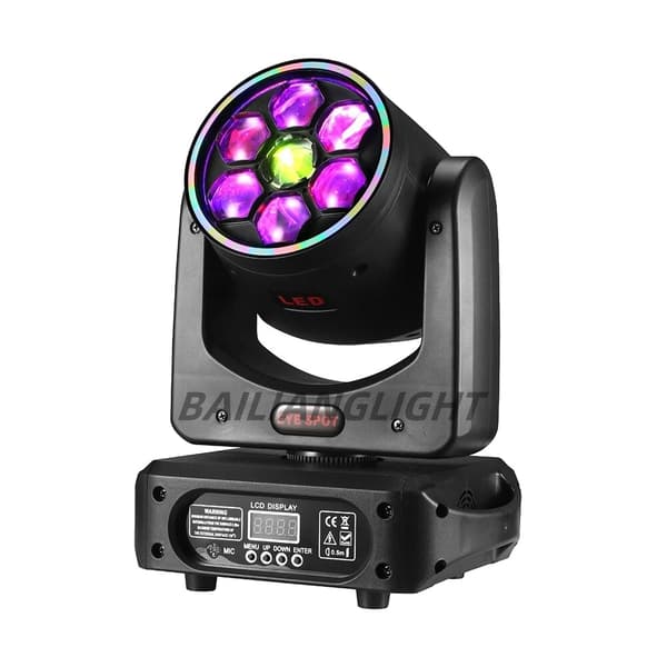 Bevægelseslys, 150W effekt, 19 DMX kanaler