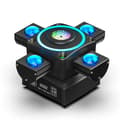 Miniatyrbillede 2 af 2: Scenebelysningseffekt, 4-i-1 funktionalitet, DMX kontrol, lydaktiveret,EU stik, ZQ02369