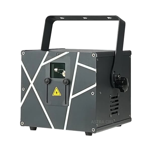 Laserlys, Forskellige Laser Effektmuligheder, Op til 60° Scanningsvinkel, Flere Kontroltilstande,3w, EU stik