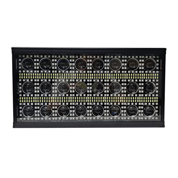 Scenebelysningseffekt, 24 stk. LED, 10W effekt, DMX kontrol,1  Lys