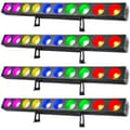 Miniatyrbillede 1 af 2: Scene Belysning, 10-Øje COB LED, DMX Kontrol, RGBW Farveblanding,EU stik, ZQ06123-4Pcs
