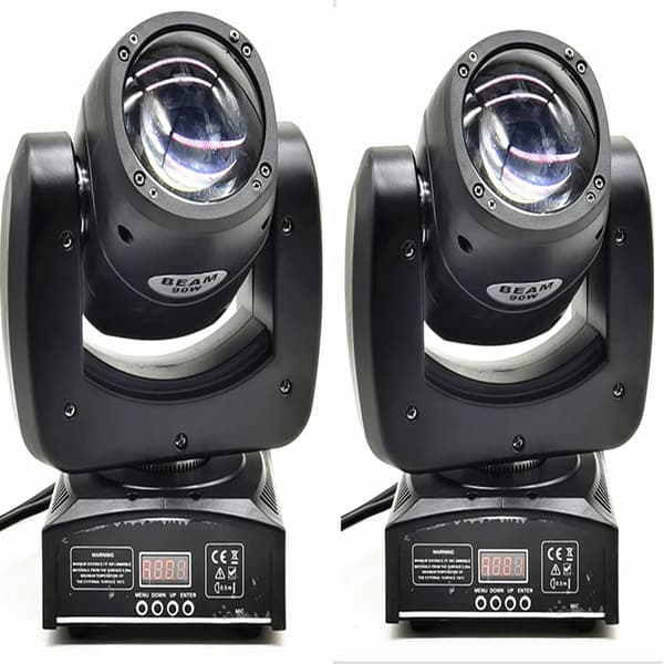 LED Moving Headlight, 90W RGBW, Pan 540°, Tilt 270°,EU Stik, 2 LYS