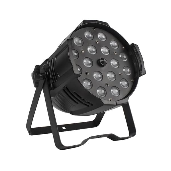 Stagebelysningseffekt, 18x18W RGBWA, DMX-kontrol, lang levetid,Zoom 18x18W 6in1, EU stik
