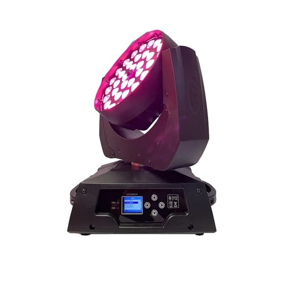 LED Zoom Wash Light, 400W effekt, DMX 512 kontrol, 12-60 grader zoomstråle,RGBWA 6in1, 1 Lys