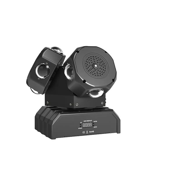 Bevægelseslys, 180W, 12 stk. LED, DMX512 kontrol,EU stik
