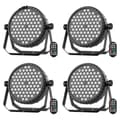 Miniatyrbillede 1 af 2: Scene Belysningseffekt, 72 LED RGB, DMX Kontrol, 120W Effekt,4PCS, EU stik