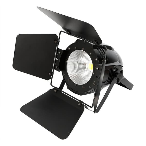 Scene Lys, 180W COB Lyskilde, Justerbare Varme/Hvide Tilstande, DMX512 Kontrol,sort