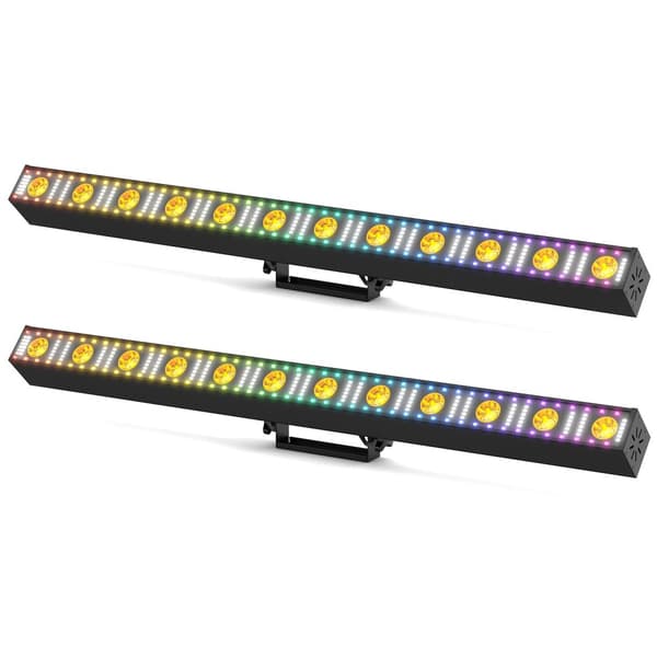 Scenbelysningseffekt, 200W effekt, 6° strålvinkel, flermodig drift,ZQ06198-2Pcs, EU-kontakt