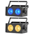 Miniatyrbillede 1 af 2: Mini 100W RGBW COB LED Par Lygter, DMX512 Kontrol, 36° Lyskilde Udsendelsesvinkel, Flere Driftsformer,2Pcs, EU Stik