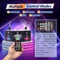 Miniatyrbillede 3 af 4: Disco Lys Festlys, 9 Øjne LED RGB, DMX Kontrol