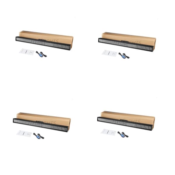 Scenebelysningseffekt, 200W strømforbrug, 576 pixel RGB kontrol, DMX kontroltilstand,4PCS, EU stik