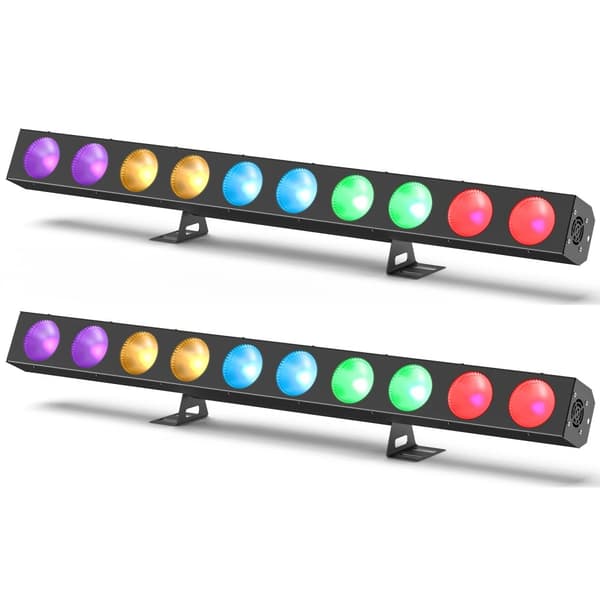Vægbelysning, 90W effekt, RGBW LED, selvstændig installation,EU Stik, 2Pcs