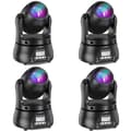 Miniatyrbillede 1 af 2: Mini Beam Moving Head Light, 40W, DMX-kompatibel, farveblanding,EU stik, ZQ02319-4Pcs