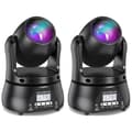 Miniatyrbillede 1 af 2: Mini Beam Moving Head Light, 40W, RGBW Farvemuligheder, 13CH Kontrol,ZQ02319-2Pcs, EU stik