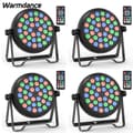 Miniatyrbillede 2 af 2: Scene Belysning, 36 LED'er, DMX Kontrol, Flere Farveeffekter,4PCS, EU stik