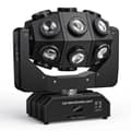 Miniatyrbillede 2 af 2: Bevægelseshoved Beam Strobe Lys, RGBW 4-i-1 LED'er, 200W Effekt, Flere Kontroltilstande,EU stik, ZQ02097