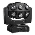 Miniatyrbillede 1 af 2: Bevægelseshoved Beam Strobe Lys, RGBW 4-i-1 LED'er, 200W Effekt, Flere Kontroltilstande,EU stik, ZQ02097