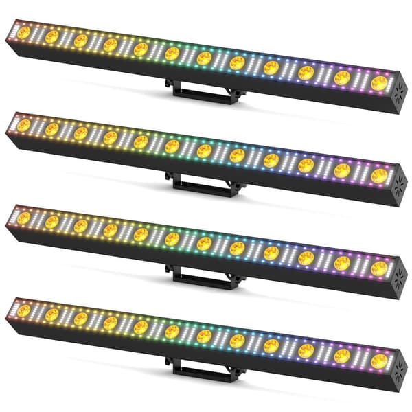 Scene Belysning, 200W Effekt, 6° Strålevinkel, DMX Kontrol,ZQ06198-4Pcs, EU stik