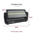 Miniatyrbillede 2 af 2: Bevægelseshoved Strobe Lys, 400W, DMX512 Kontrol,EU stik, RGBW