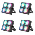 Miniatyrbillede 1 af 2: Scenebelysningseffekt, 120W, DMX512 kontrol,EU Stik, ZQ01325-4Pcs