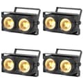 Miniatyrbillede 1 af 2: Scenebelysningseffekt, 200W effekt, DMX kontrol,EU Stik, ZQ01481-4Pcs