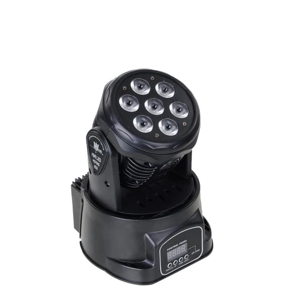Scene Belysning, RGBW LED'er, DMX Kontrol,EU stik, sort