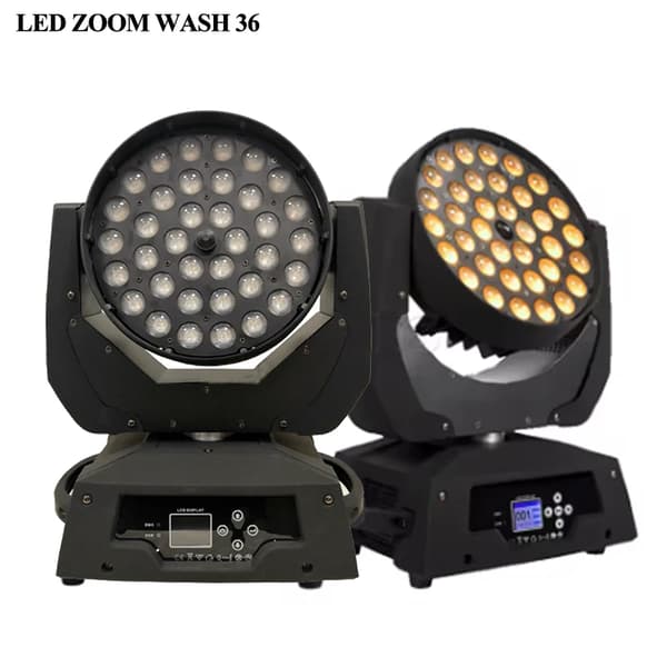 Bevægelseslys, 400W effekt, DMX kontrol,RGBWA 6in1, 2 Lygter