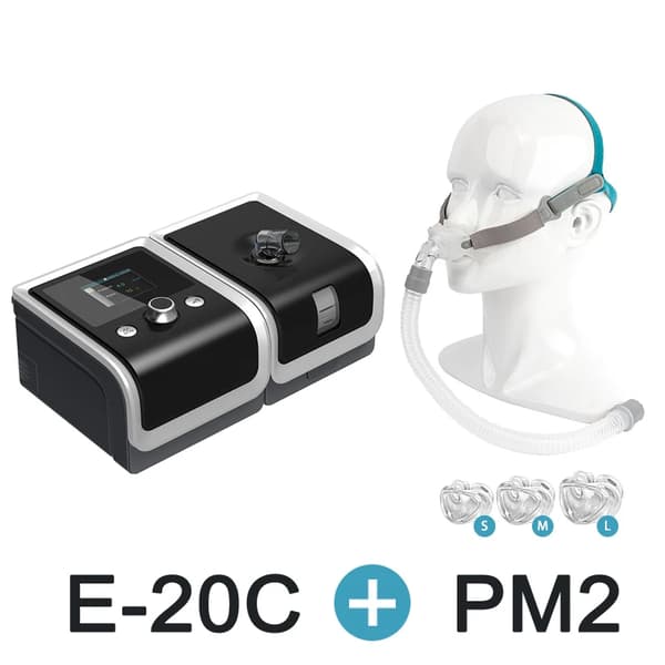 BMC Auto CPAP, Automatisk Trykjustering, Brugervenlig Skærm,Medium, 20C Cpap med PM2
