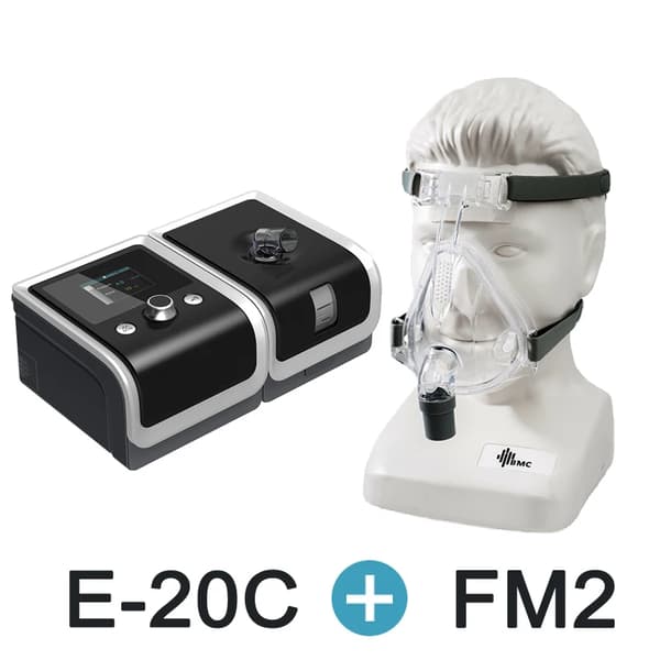 CPAP-maskine, opvarmet luftfugter, farveskærm,CPAP med FM2, Lille