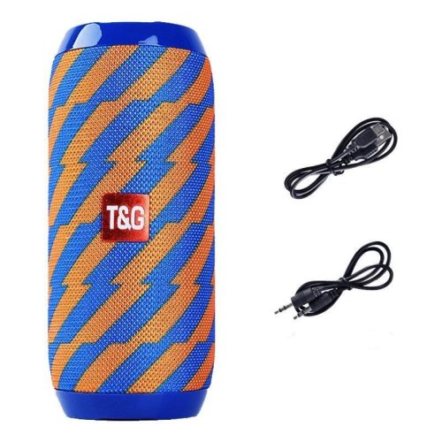 Bild av Bärbar Bluetooth-högtalare 20W trådlös bas, kolumn vattentät-utomhus USB-högtalare stöder AUX / TF subwoofer-högtalare TG117 - svart