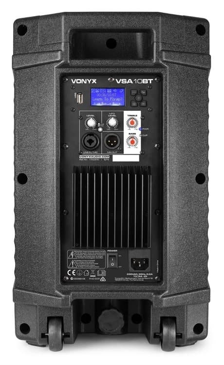 Vonyx VSA10BT aktiv högtalare 500W Peak effekt med Bluetooth och mp3