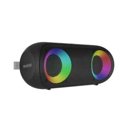 Głośnik Bluetooth Aurora 14W RMS RGB Sort