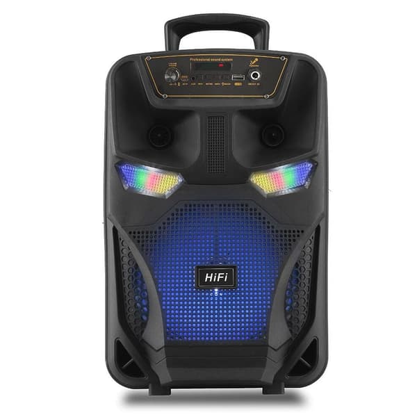 Soundbox 8" - LED-ljus och mikrofon