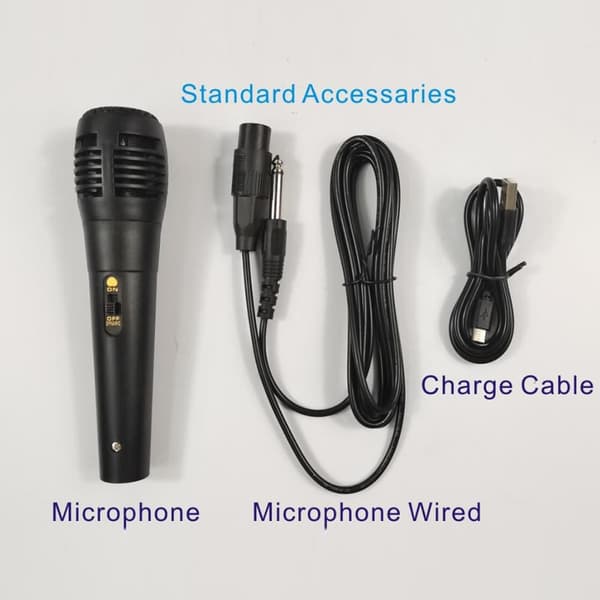 Soundbox 8" - LED-ljus och mikrofon