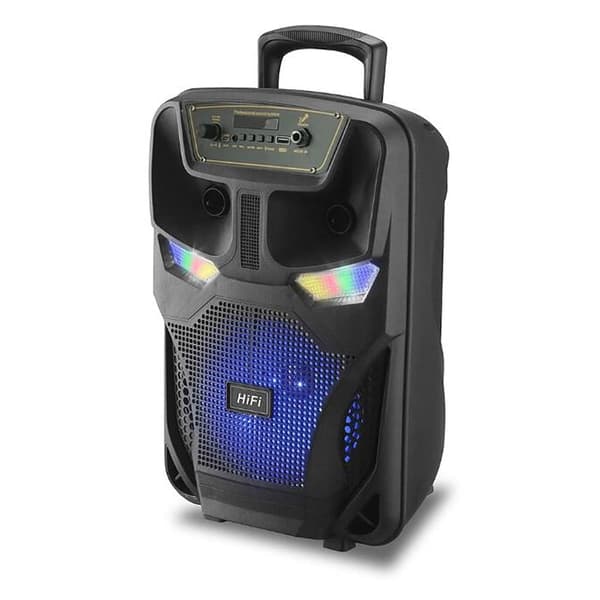 Soundbox 8" - LED-ljus och mikrofon