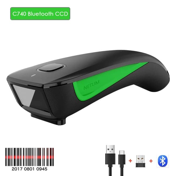Viivakoodinlukija, Bluetooth-yhteys, 2D-skannaus, C740 Bluetooth 1D