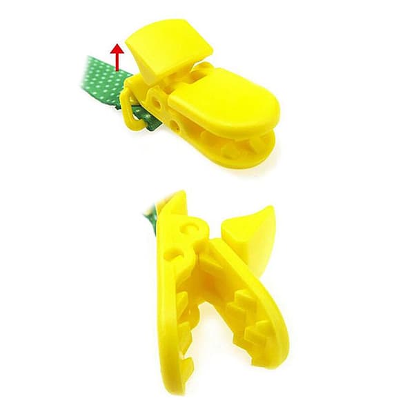 2-pack Napphållare / Nappklämma Ställbar längd - Välj mönster