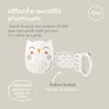 Miniatyrbild 3 av 4: Hängare för napp - nappburk Mam - SUA000056 - 307822-CLIP PACIFIQUE MED BAND/PREMIUM/CHIBOU ROSA/BONHOMY