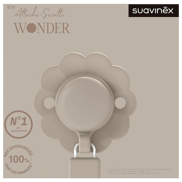 -Suavinex Fästesuger Silikon Wonder (Modell: Grå)