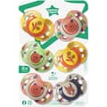 Miniatyrbillede 2 af 6: Sutter - TOMMEE TIPPEE - SJOV - 6-18 måneder - Pakke med 6 - Symmetrisk ortodontisk form - BPA-fri silikone