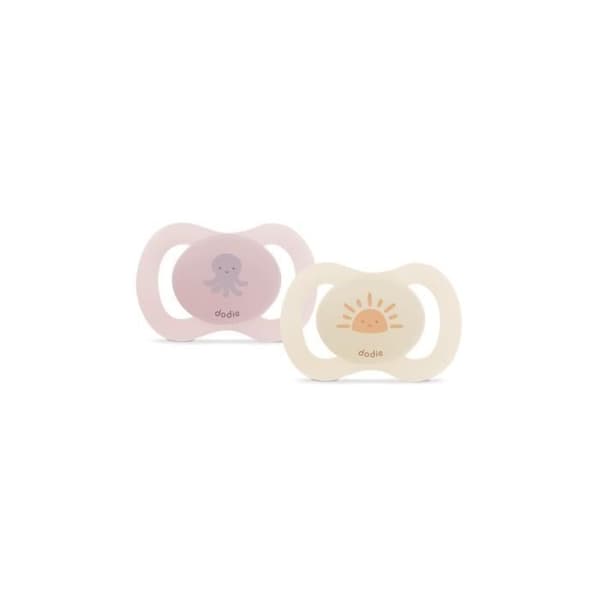 Anatomisk nappduo - DODIE - 0/2 månader - Octopus