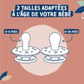 Miniatyrbild 5 av 6: Dodie Gaia Napp +6m Under the Sun 2-pack - Silikon - Anatomisk - Dodie