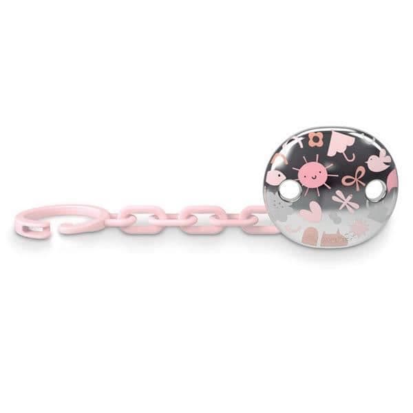 Joya Bijou Memories Pink Nappklämma - SUAVINEX - Napptillbehör - Blandat - 0 månader - Födelse