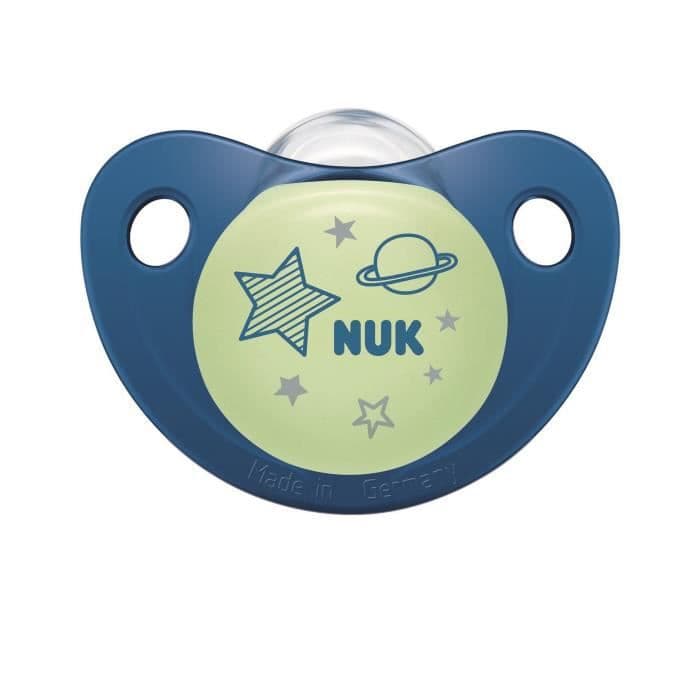 NUK 2-tutit, koko 3 Trendline Night - poika