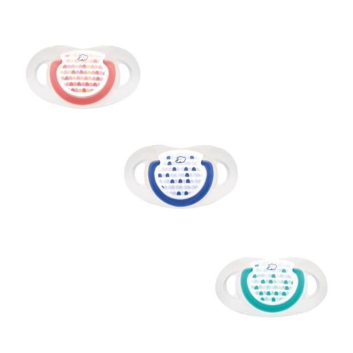 BABY CONFORT Dental Safe tutti 0-6 kuukautta - Lateksi - 2 kpl - Satunnainen väri