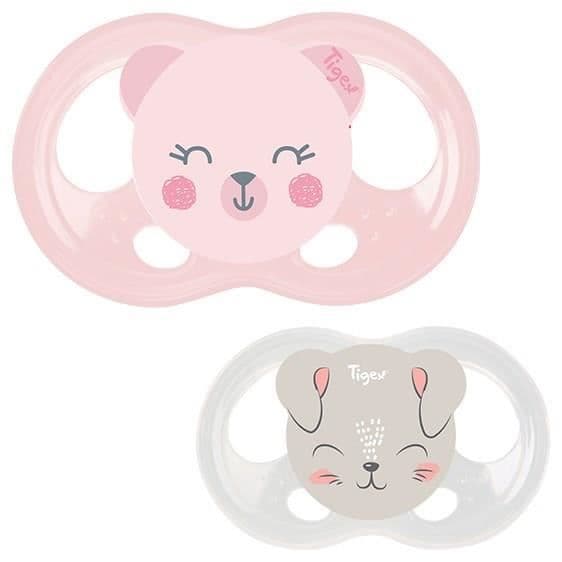TIGEX 2 Soft Touch Silikonmutter Storlek 6-18 m Doe Cat Girl
