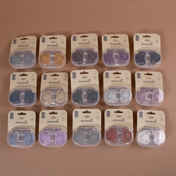 Nappar 2- pack, Light Lavendel 0-6 mån - Filibabba